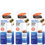Three packages of Palmer's Cocoa Butter Formula Swivel Stick moisturizing dry lips shown side-by-side on a white background.