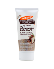 Palmer's Cocoa Butter Formula Shimmer Radiance Body Gloss is a light lotion that illuminates skin with an ethereal highlight while providing rich moisture, to leave skin looking healthy, radiant and glowing. Crafted with intensively moisturising Cocoa Butter and skin-illuminating pearls for nourished skin with a glow-kissed shimmer.
Usage: Apply directly to clean skin and massage in. Focus on areas that you really want to illuminate like the decolletage, arms or even the whole body for an all-over glow! Hop tip: Apply a small dollop to your cheek bones and dab in with your fingers or a make-up brush for a gorgeous cheek highlighter.
Features:

Natural mineral ‘Mica’ shimmer
Decadent cocoa scent
Lightweight formula
Illuminates skin 
Dermatologist Approved
48 hour moisture
Vegan friendly
