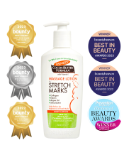 Palmer's® Cocoa Butter Formula Massage Lotion for Stretch Marks helps visibly improve skin elasticity and reduces the appearance of stretch marks. Safe for use during pregnancy. Clinically proven to deliver visible results.

Over 98% of women saw improved skin elasticity, texture and tone.*Based on an 8 week in-home trial by 102 female panellists aged 18 to 49.
Widely recommended for stretch marks during and after pregnancy or weight fluctuation.
Dermatologist Tested
Hypoallergenic

CLICK HERE TO FIND OUT MORE ABOUT THE STRETCH MARK RANGE.

*Before & After photos are after 6 weeks of use.

GOLD - BEST SKINCARE PRODUCT FOR MUM - 2025 BOUNTY BABY AWARDS
WINNER - BEST PRODUCT FOR PREGNANCY - 2023 BEAUTYHEAVEN BEST IN BEAUTY AWARDS
WINNER - BEST MARKS SMOOTHER - 2023 PREVENTION BEST OF BEAUTY AWARDS
SILVER - BEST PRODUCT FOR MUM - 2023 BOUNTY BABY AWARDS
WINNER - BEST PRODUCT FOR PREGNANCY & POSTPARTUM - 2022 BEAUTYHEAVEN BEST IN BEAUTY AWARDS 
GOLD - BEST SKIN CARE FOR MUM - 2022 BOUNTY BABY AWARDS
WINNER - BEST PRODUCT FOR PREGNANCY - 2021 BEAUTYHEAVEN BEST IN BEAUTY AWARDS
AS SEEN ON MUM CENTRAL - LISTED WITHIN '10 OF THE BEST SKINCARE PRODUCTS AND BRANDS OF 2023' ARTICLE HERE
