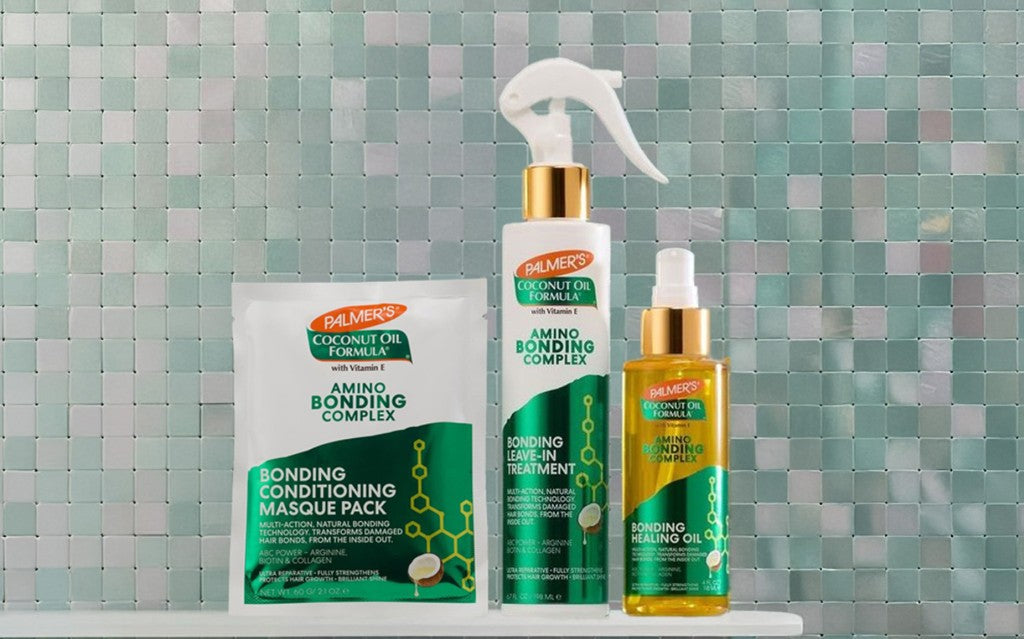 Discover Stronger & Healthier Hair with Palmer’s Amino Bonding Treatments.