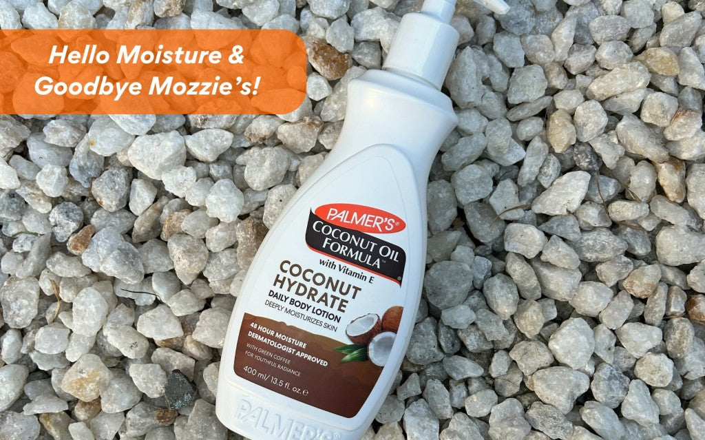Moisturise AND keep the Mozzie’s away with Palmer's Coconut Oil Formula Body Lotion! 
