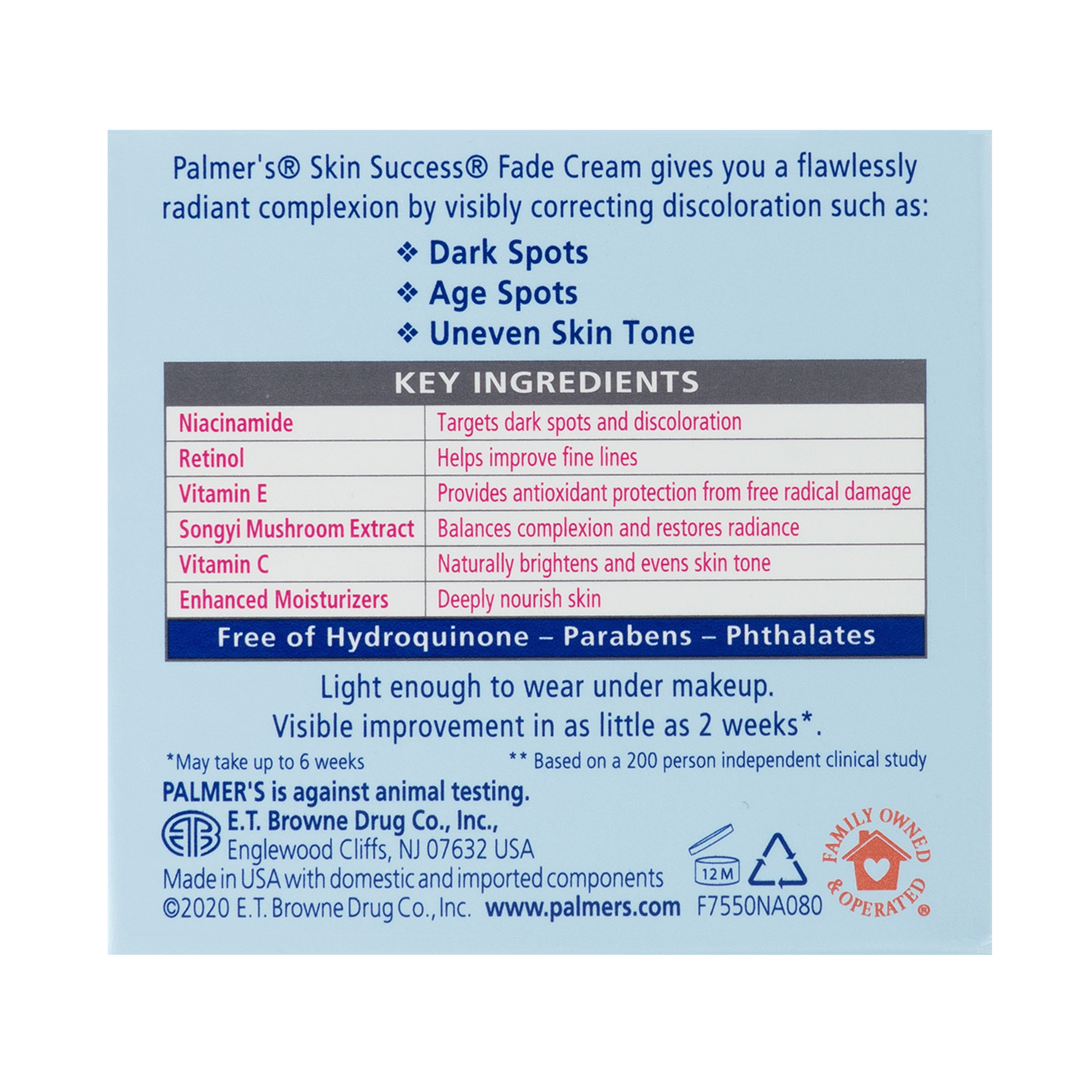 Palmer's Skin Success Anti-Dark Spot Fade Cream for All Skin Types 75g