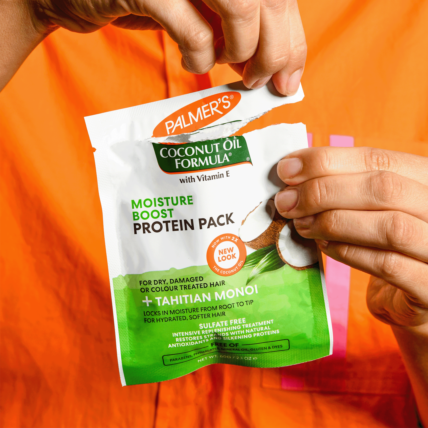 Palmer's Coconut Oil Moisture Boost Protein Treatment Pack 60g