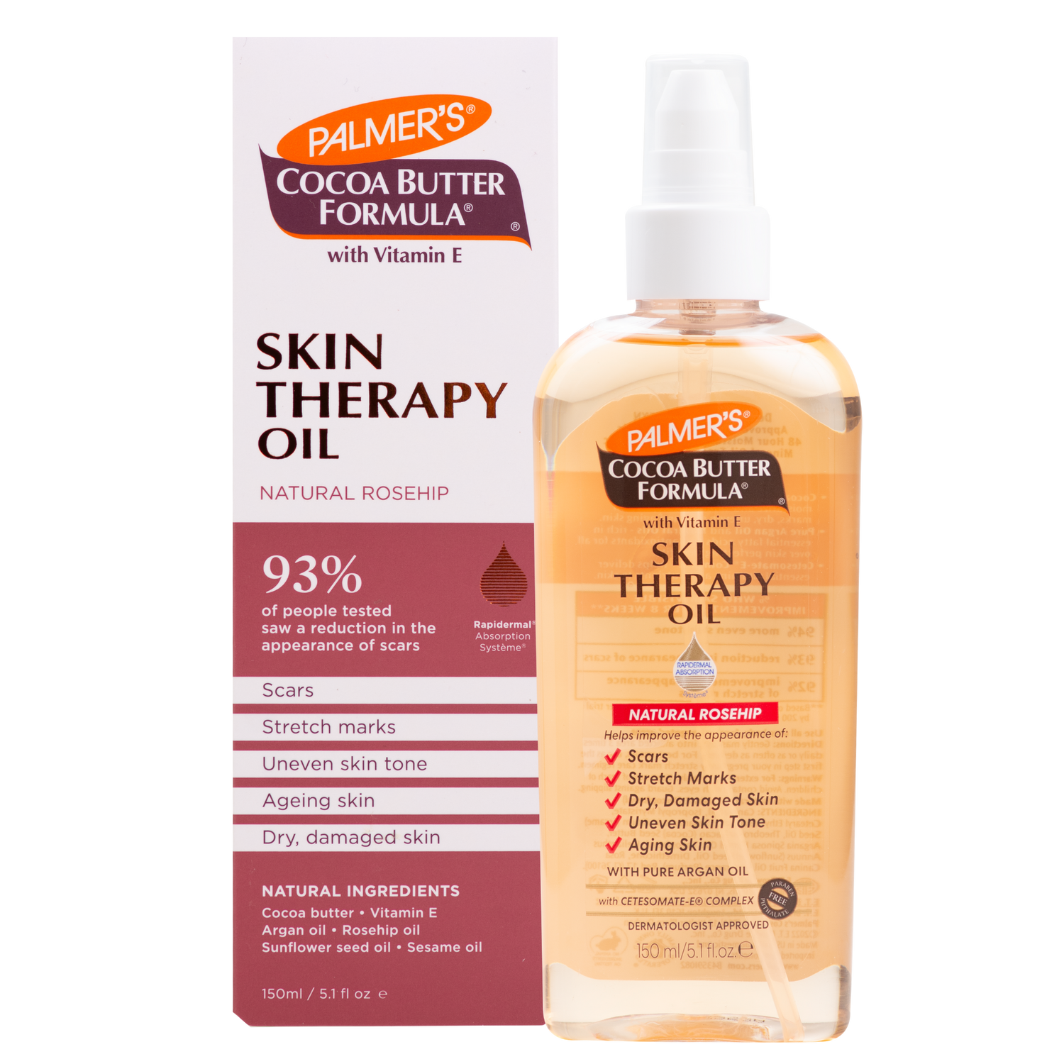 Palmer's Cocoa Butter Skin Therapy Oil Rosehip Scent 150ml