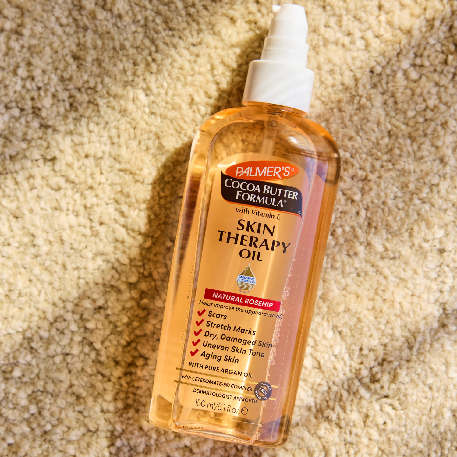 Palmer's Cocoa Butter Skin Therapy Oil Rosehip Scent 150ml