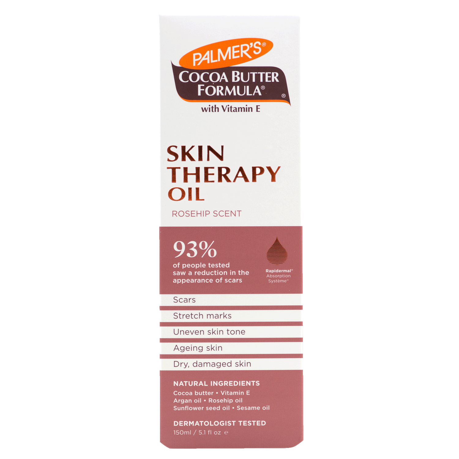 Palmer's Cocoa Butter Skin Therapy Oil Rosehip Scent 150ml