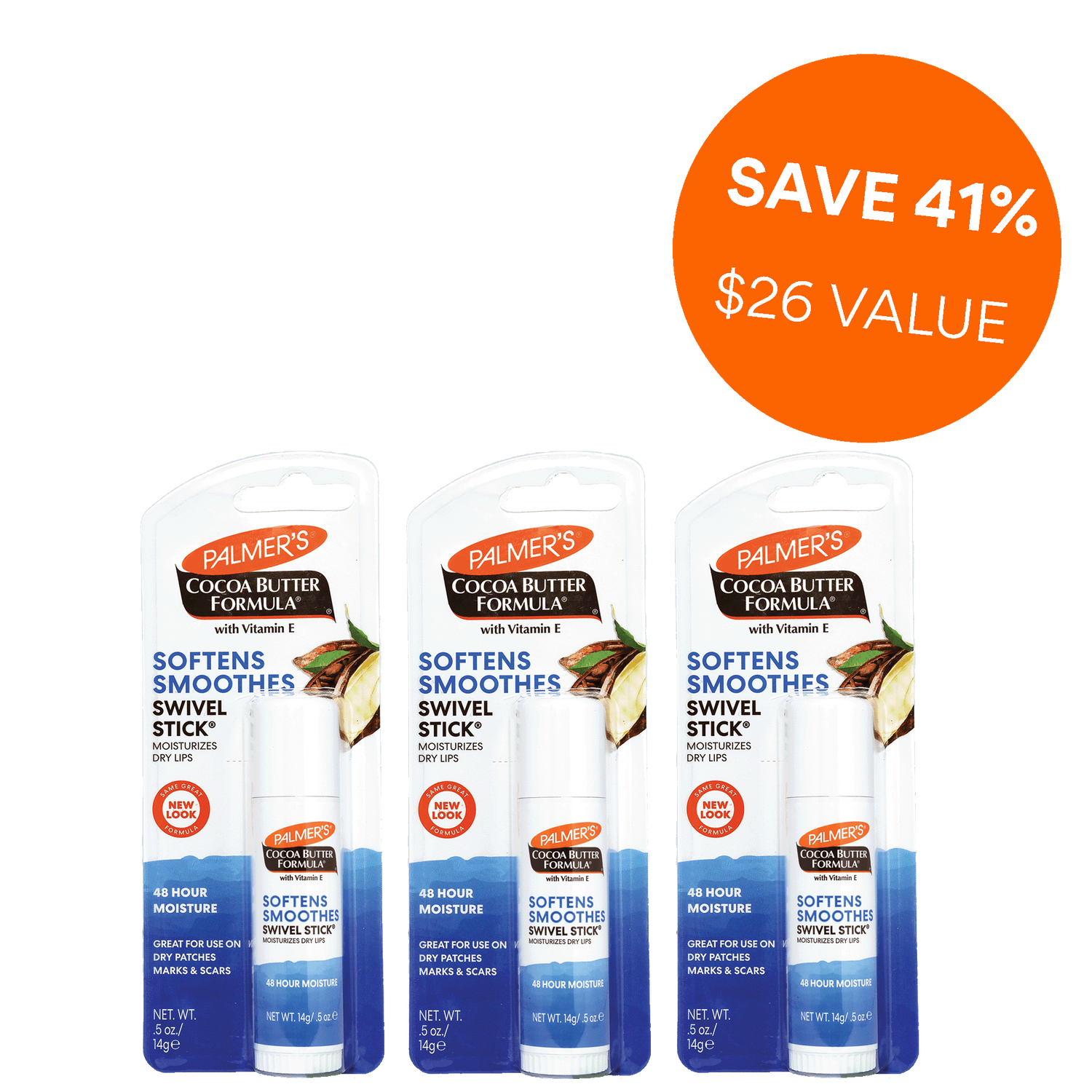 Palmer's Cocoa Butter Swivel Stick Triple Pack Bundle