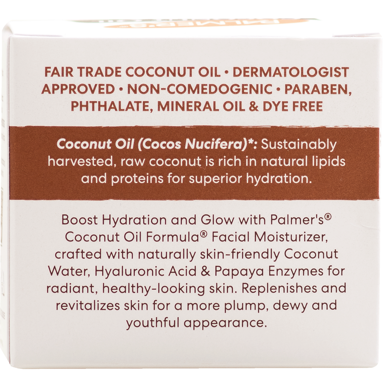 Palmer's Coconut Hydrate Facial Moisturiser 50g