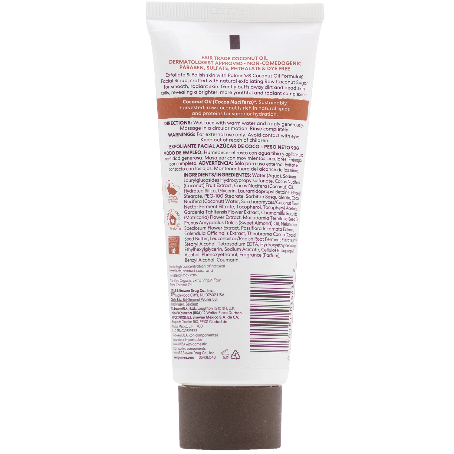 Palmer's Raw Coconut Sugar Facial Scrub 90g