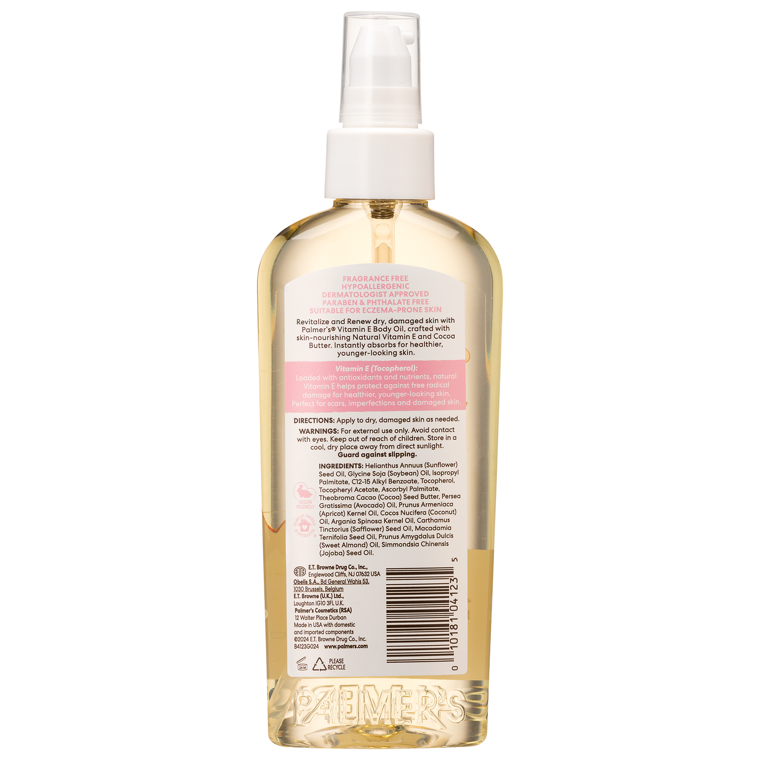 Palmer's Natural Vitamin E Body Oil 150ml