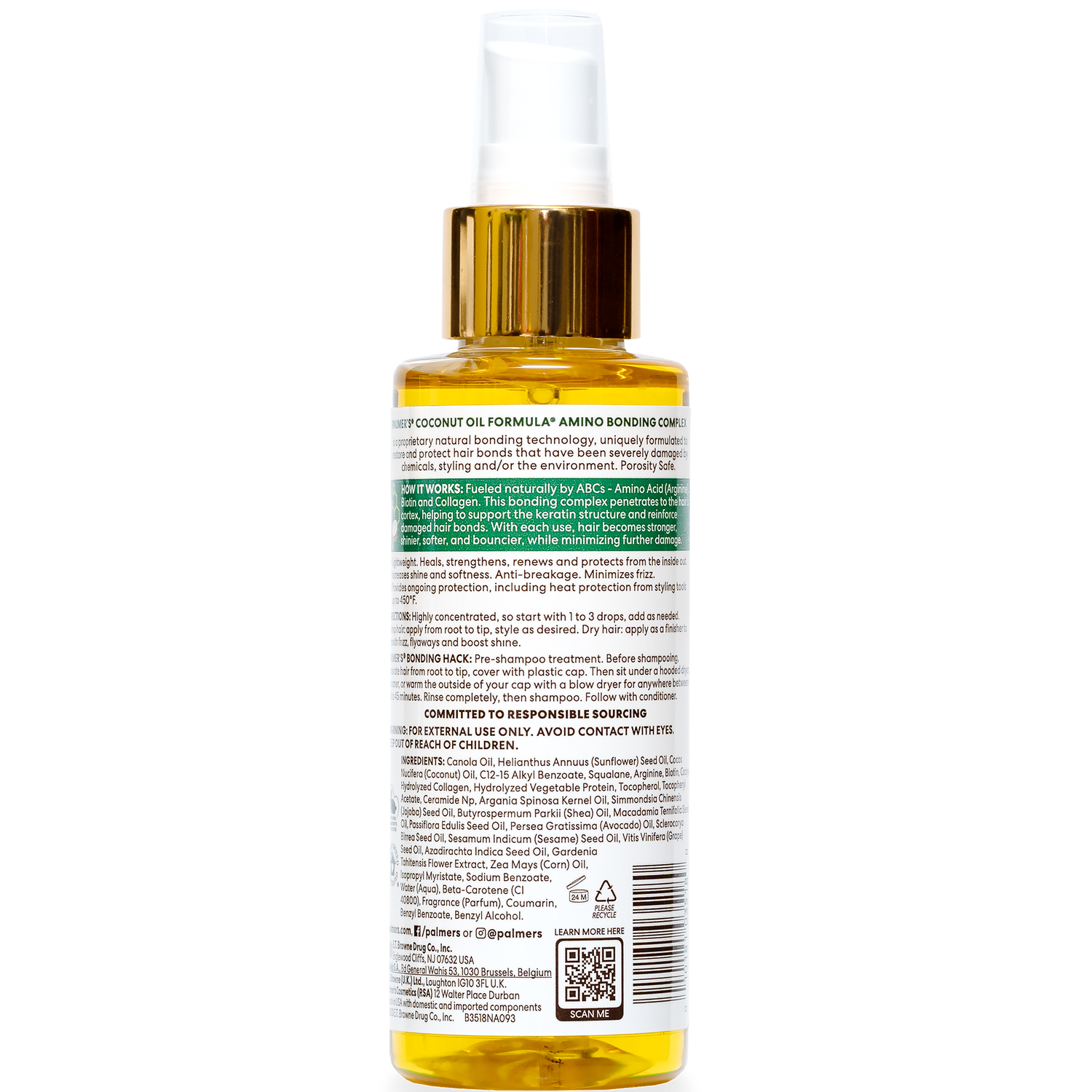 Palmer's Amino Bonding Complex Bonding Healing Oil 118ml