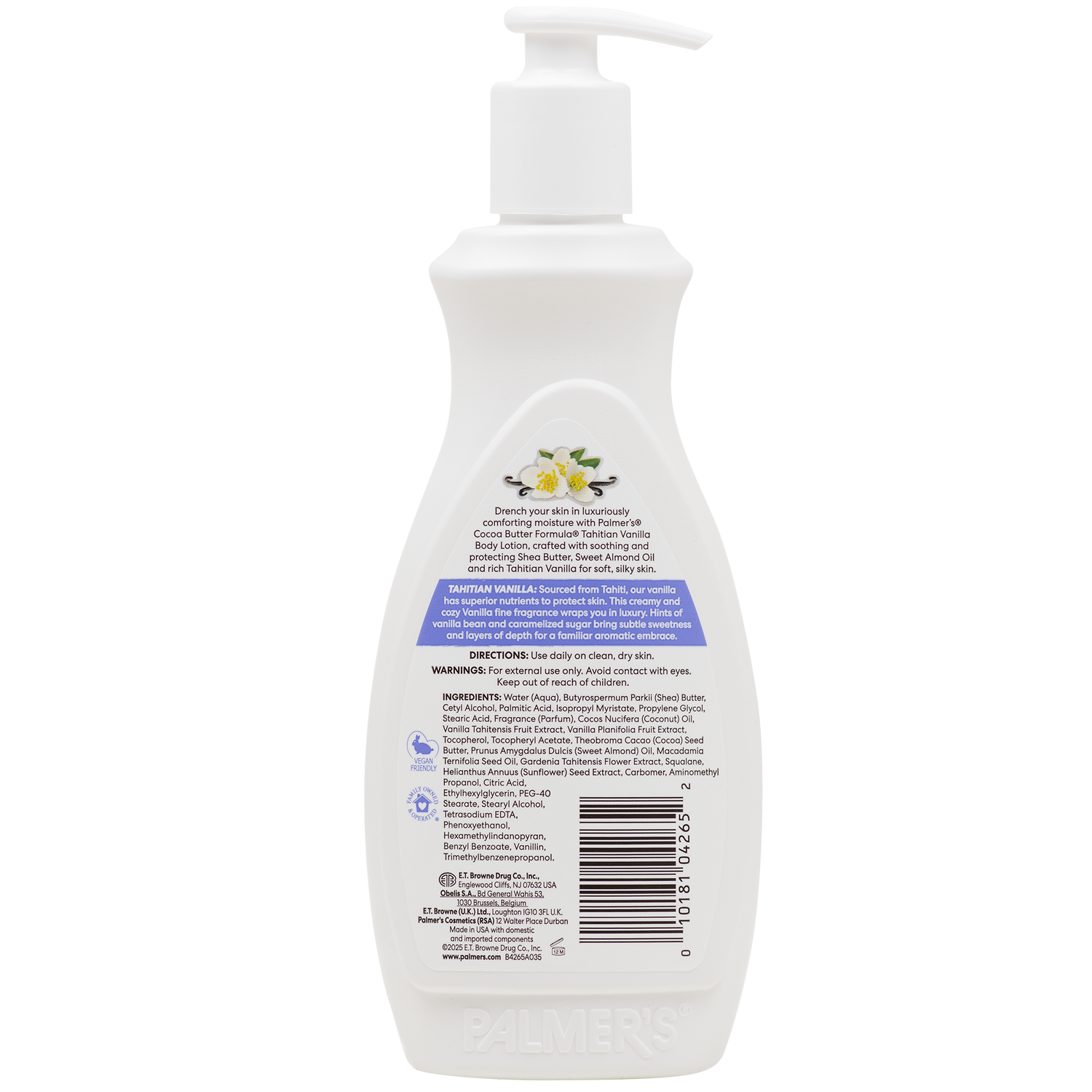 Palmer's Tahitian Vanilla Body Lotion 400ml