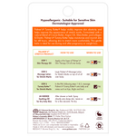 An informational product graphic for Palmer's Tummy Butter, detailing its hypoallergenic suitability and step-by-step instructions on how to use the skin therapy oil, massage lotion, and Tummy Butter. The layout features a white background with a prominent orange header, a light green usage chart, and product details at the bottom.