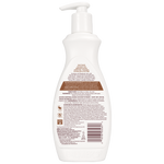 White lotion bottle with pump on a white background