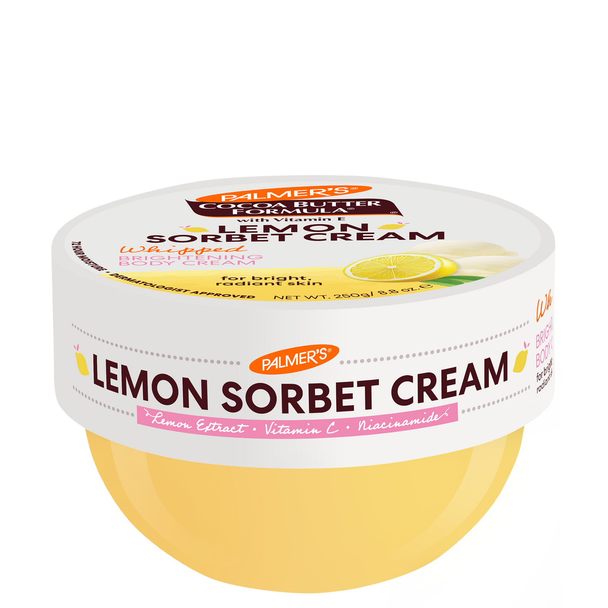 Palmer's Lemon Sorbet Brightening Whipped Body Cream 250g