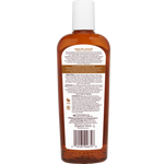 Brown bottle with white label on a white background