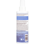 A bottle of Palmer's Cocoa Butter Formula Tahitian Vanilla Leave-In Conditioner product shown from the back, featuring a white cap and a label with blue and purple text and graphics on a plain white background.