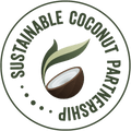this is the logo for the Sustainable Coconut Partnership