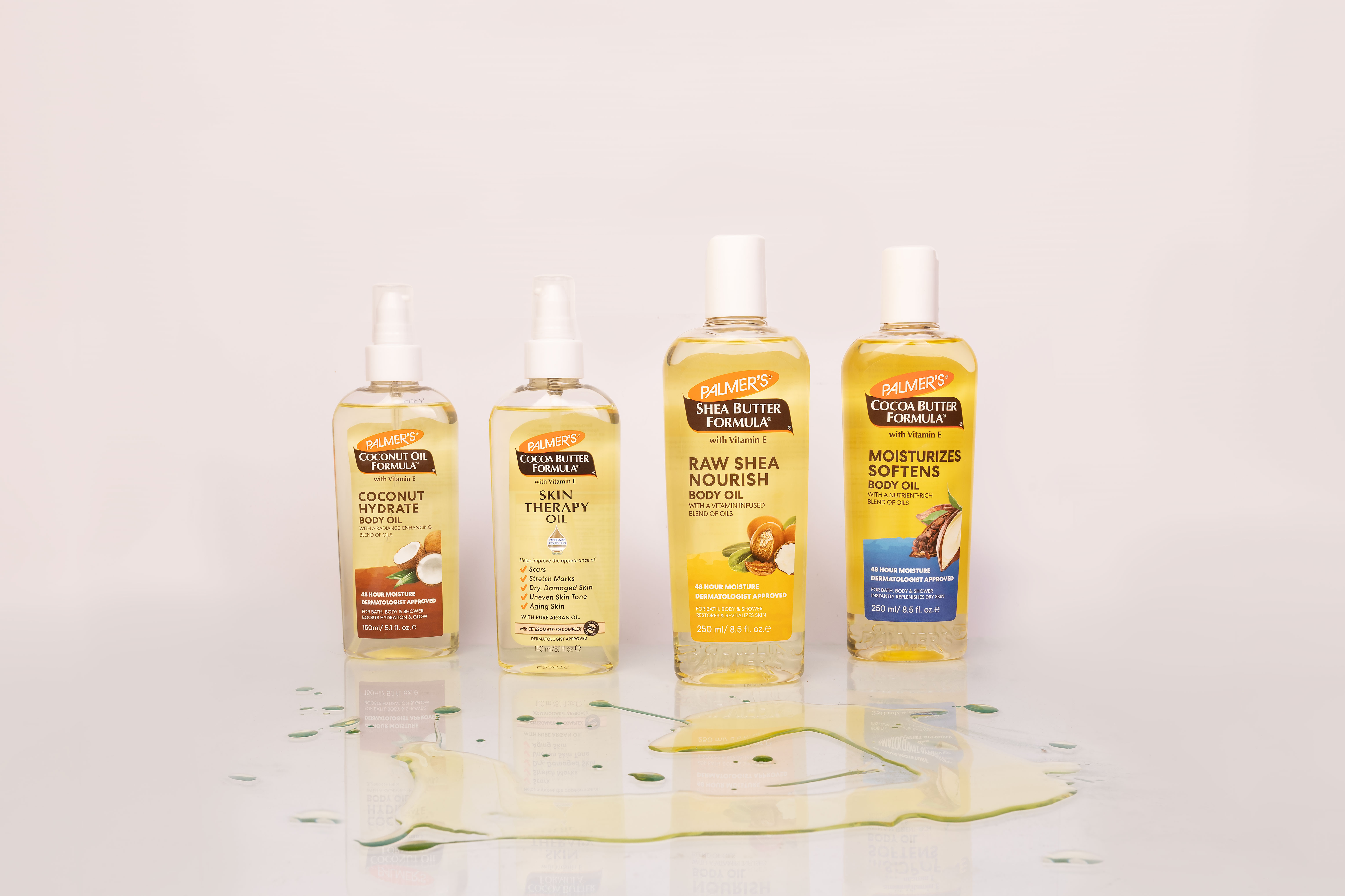 palmers body oil range