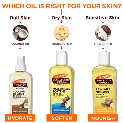 difference between body oils